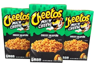 Cheetos Cheesy Jalapeno Mac N Cheese Macaroni and Cheese Dinner 5.7 oz 3 Boxes - Picture 1 of 1