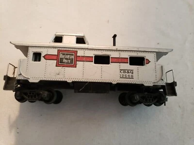 CB&Q #12568 Unbranded Vtg HO Scale Offset Cupola Caboose - Image 1 of 4