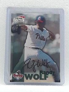 Randy Wolf 1999 Team Best Minor League Baseball ON CARD AUTO Reading Phillies - Bild 1 von 2