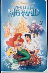 Walt Disney The Little Mermaid Black Diamond Classic 913 Banned Cover Rare VHS - Picture 1 of 5
