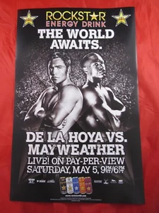 🥊OSCAR DE LA HOYA/FLOYD MAYWEATHER BOXING FIGHT POSTER!!🥊 - Picture 1 of 5