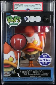 Warner Bros. 100th Daffy Duck as Pennywise Funko Pop! Digital PSA GEM MINT 10 - Picture 1 of 3