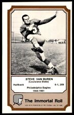 1974 Fleer Steve Van Buren HOF NICE TALLBOY Eagles / LSU Tigers Immortal Roll 2