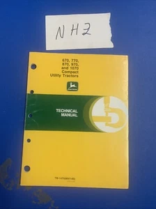 John Deere 670 770 870 970 1070 Compact Utility Tractor Technical Manual TM-1470 - Picture 1 of 15