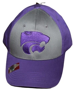 Kansas State University Wildcats Purple Gray Captivating Headwear Ball Cap Hat  - Picture 1 of 5