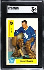 1958 1958-59 PARKHURST #46 JOHNNY BOWER SGC 3 8208183 