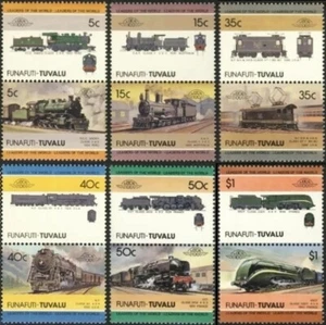 TUVALU - FUNAFUTI 1985 RAILWAY LOCOMOTIVES (3RD SERIES) - MNH - Picture 1 of 1