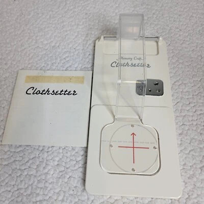 Janome Memory Craft Clothsetter II With Instructions Vintage Very Good Condition - Image 1 of 4