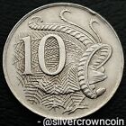 Australia 10 Cents 1971. Km#65. Ten Pence Coin. Lyrebird. Young Portrait.