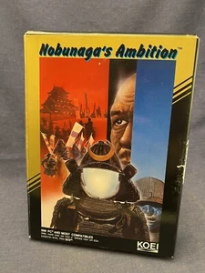 Nobunaga's Ambition 1988  Poster KOEI IBM PC Computer Game Original Receipt 5.25 - Picture 1 of 18