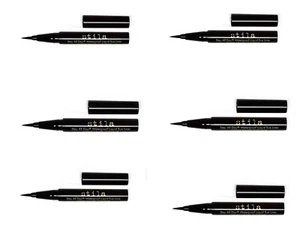 6 Stila STAY ALL DAY Waterproof Liquid Eye Liner INTS BLACK Travel 0.008 OZ Rk/5 - Picture 1 of 1