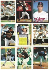 1993 Bowman Baseball Minnesota Twins Complete Team Set (26)