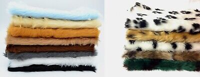 Animal Fun Faux Fur Fabric Material - Soft 20mm Pile Sold By Various Lengths • 17.99£