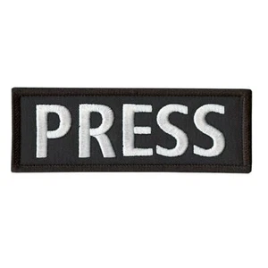 PRENSA 5""x2"" armadura corporal bordada media chaleco táctico bordado gancho parche - Imagen 1 de 4