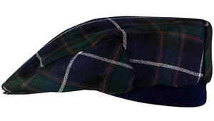 Gorra plana de tartán para hombre MacRae caza moderna tartán a cuadros hecha en Escocia sombrero - Imagen 1 de 5