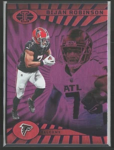 2024 Panini Illusions Bijan Robinson Purple #D 18/99 - Bild 1 von 2