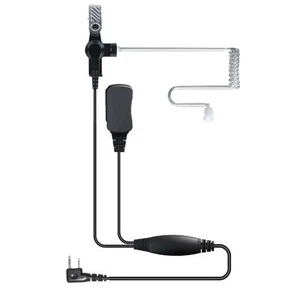 TUBE ACOUSTIQUE CACHÉ ÉCOUTEUR POUR 2 BROCHE BAOFENG RADIO - Photo 1/1