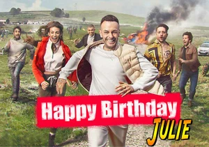 BRASSIC PERSONALIZADA Feliz Cumpleaños Saludo Vinnie O'Neill - Joe Gilgun - Tarjeta - Imagen 1 de 10