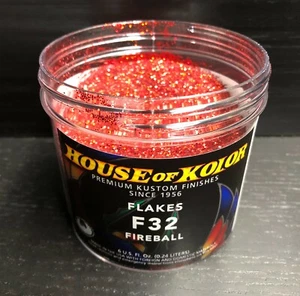 House of Kolor Metal Flake F32 Fireball Dry Flake 6 oz - Picture 1 of 1