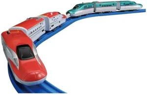 TAKARA TOMY Plarail E5 Shinkansen & E6 Shinkansen consolidated set Japan new F/S - Picture 1 of 4
