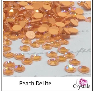 Peach Delite IHC Austriaco 2088 Cristal Estrás Plano 12ss 16ss 20ss 30ss - Imagen 1 de 4