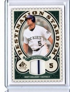 2009 SP Legendary Cuts Destination Stardom Memorabilia Matt Holliday #DSM-MH