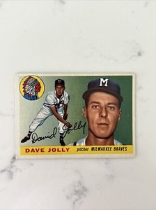 1955 Topps Set-Break # 35 Dave Jolly NMT GRADABLE * HOTCORNERCARDS*