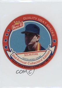 1989 King-B Collector's Edition Discs Nolan Ryan #10 HOF