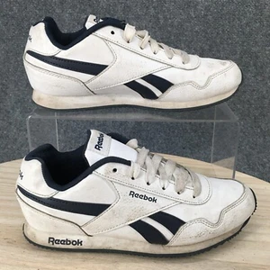 Reebok Shoes Youth 3 Royal Classic Jogger Sneakers FV1294 White Leather Lace Up - Picture 1 of 11