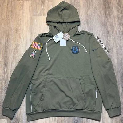 Sudadera con capucha auténtica Nike Indianapolis Colts 2025 Salute to Service edición estándar Foto 1 de 4