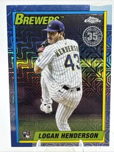 2025 Topps Update #U90C-68 LOGAN HENDERSON RC ROOKIE SILVER PACK MOJO - Picture 1 of 3