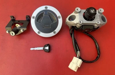 Juego de llaves de bloqueo de encendido Kawasaki Ninja 650 EX650 2012-2016 tapa de gasolina asiento 324134 OEM Foto 1 de 4