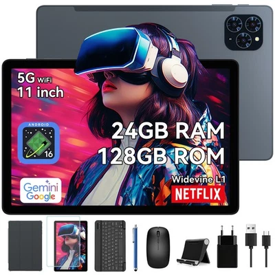 2025 KINGRID T90 Andriod 16 24GB+128GB WiFi Tablet 11 Zoll 8000mAh Gemini AI 2.0 - Bild 1 von 4