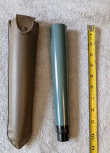 Vintage Bausch & Lomb 10x Balscope Ten Green Telescope Spotting Scope w Case - Picture 1 of 6