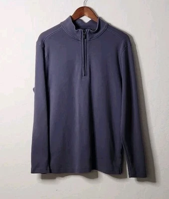 Pullover Robert Barakett para hombre con cremallera 1/4 talla grande Foto 1 de 3