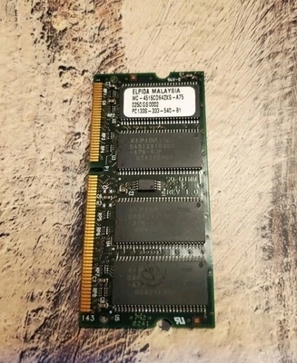 Elpida MC-4516CD642XS-A75 128MB SDR PC-133 Random Access Memory RAM - Image 1 of 3