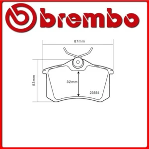 07.B315.25#293 PASTIGLIE FRENO POSTERIORE SPORTIVE BREMBO SPORT RENAULT MEGANE I - Foto 1 di 1