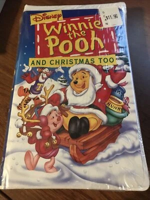 Winnie the Pooh and Christmas Too Disney Tapes (VHS, 1997) Brand New Sealed-RARE - Image 1 of 3
