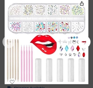 377 Pieces Tooth Gem Kit Tooth Jewelry Kit DIY Fashionable Tooth Artificial C... - Picture 1 of 6