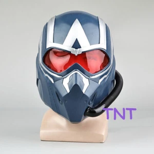 Captain America 4 Hawkeye PVC Helmet Wearable Full Face Mask Cosplay Prop Gift - Picture 1 of 6