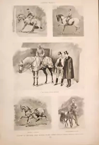 Frederic Remington Horse Show Madison Square Garden Harper's Weekly 1894 - Picture 1 of 1