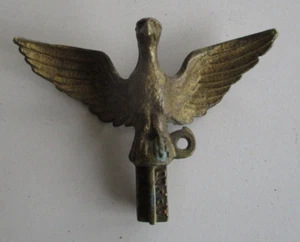 Antique Brass Flagpole Eagle - Picture 1 of 3