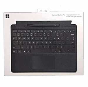 Microsoft Surface Pro Alcantara Backlit Keyboard & Slim Pen2 Copilot+ Pro 11/9/8 - Afbeelding 1 van 4