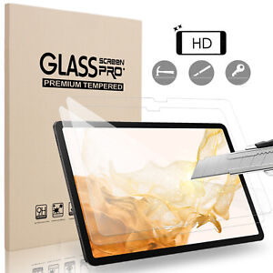 For Samsung Galaxy Tab S8 S7 Plus S7 FE S6 Lite Tempered Glass Screen Protector