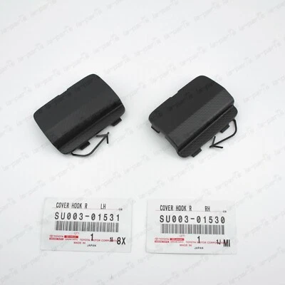 JUEGO DE 2 TAPAS DE OJO DE REMOLQUE PARACHOQUES TRASERO IZQUIERDO Y DERECHO GENUINO TOYOTA SCION 13-16 FR-S 86 Foto 1 de 4