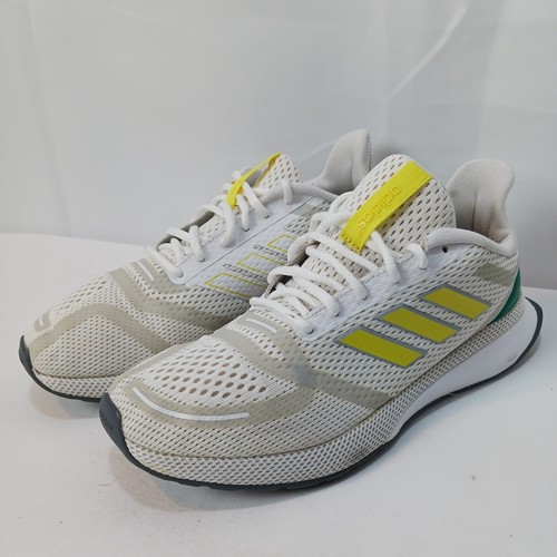 Adidas Nova Run FTWR EG3164 Sneakers da corsa Scarpe da ginnastica Bianco Giallo Verde 8