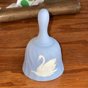 Vintage Jasperware Swan Bell Elegant Small Wedgwood Swan Bell Made in England