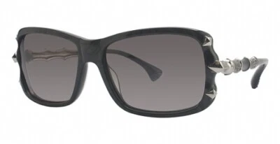 Affliction Sunglasses Zivana Black Silver with Case Tag and Box - Image 1 of 3