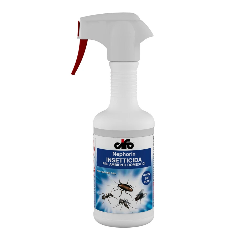 Cifo NEPHORIN BLU Insetticida acaricida pronto uso formiche scarafaggi 500 ML