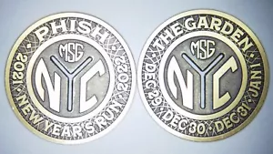 PHISH - Neujahr 2021-2022 U-Bahn-Token - LE #674/1000 - Madison Square Garden, NYC - Bild 1 von 7